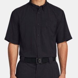 UNDER ARMOUR Men's Tactical Range 2.0 Short Sleeve Shirt Black Large NWT